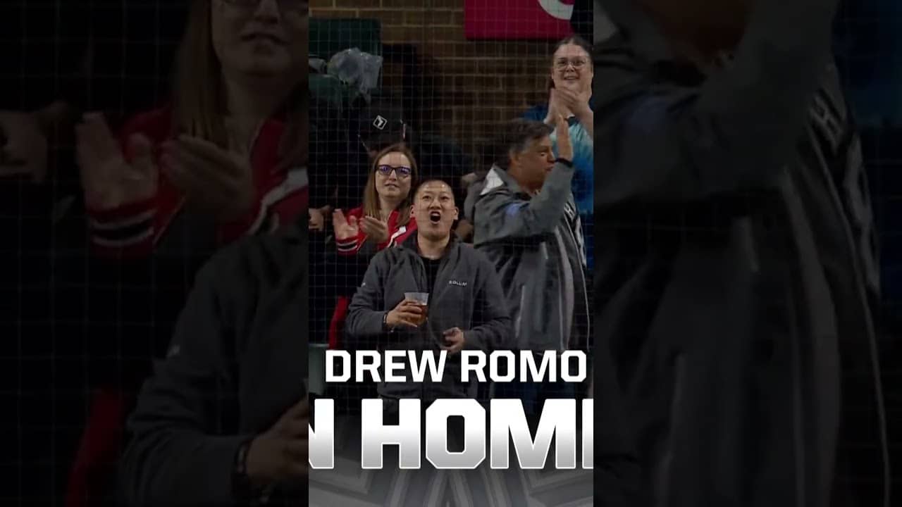Drew Romo got all of that one! #shorts #highlights #mlb
