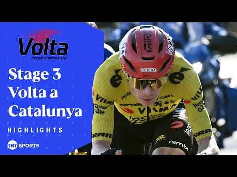 SENSATIONAL WIN! 💪 | Men's 2026 Volta a Catalunya Stage 3 Race Highlights | TNT Sports Cycling