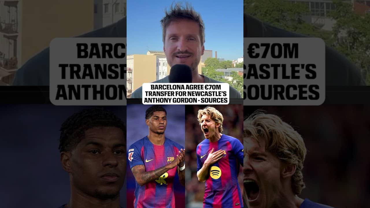 With Barca set to sign Gordon, where does that leave Rashford this summer?