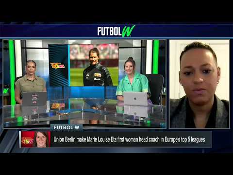 Marie Louise Eta becomes the first woman head coach in Europe's top 5 leagues 🚨 | Futbol W