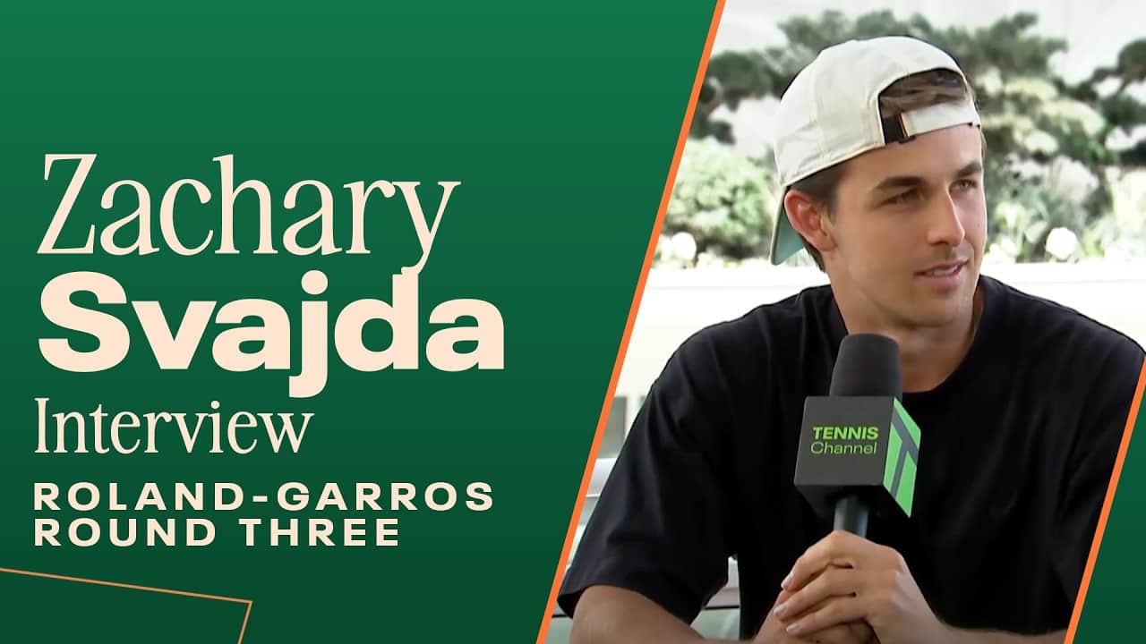Zachary Svajda honors his late father with a win on his birthday ❤️ | 2026 Roland Garros