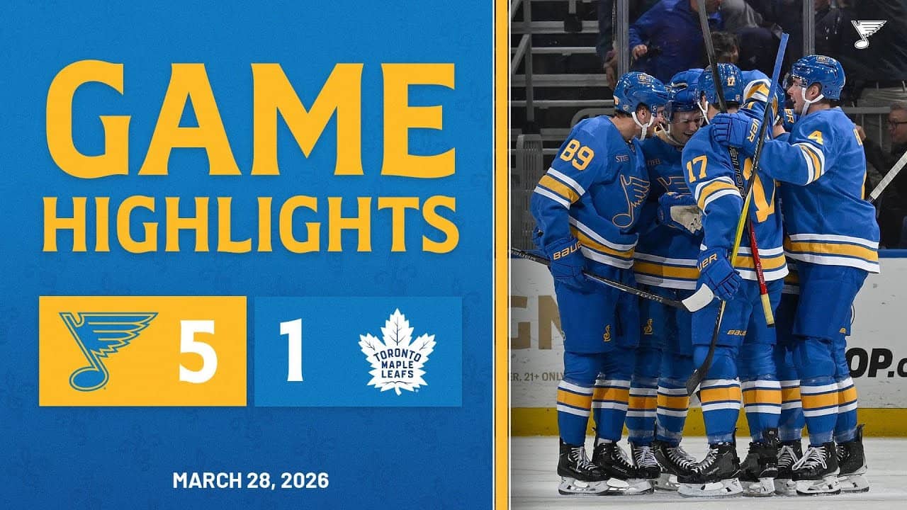 Game Highlights: Blues 5, Maple Leafs 1