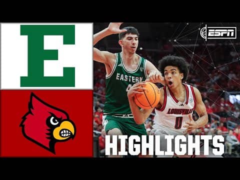 Eastern Michigan Eagles vs. Louisville Cardinals | Full Game Highlights | ESPN College Basketball
