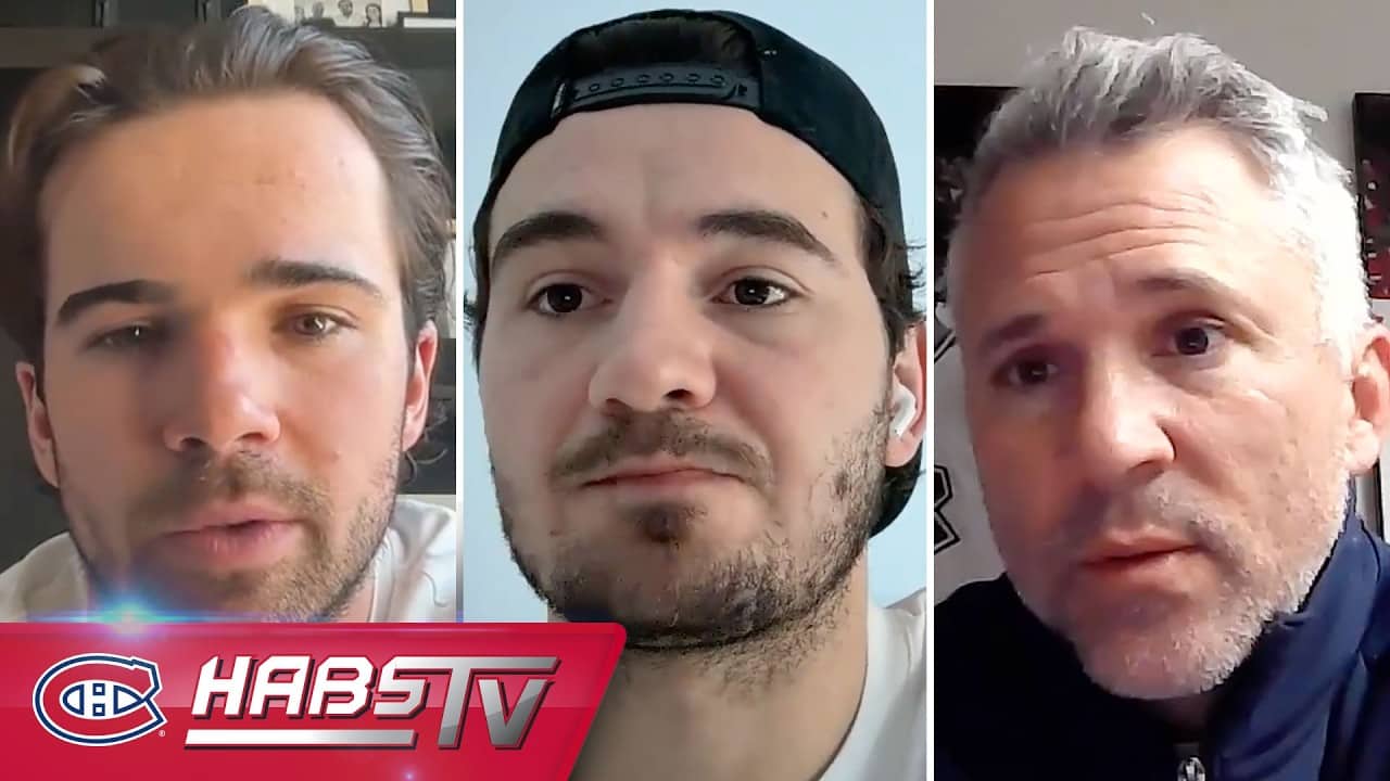 Newhook, Texier + more Habs address the media | FULL PRESS CONFERENCES
