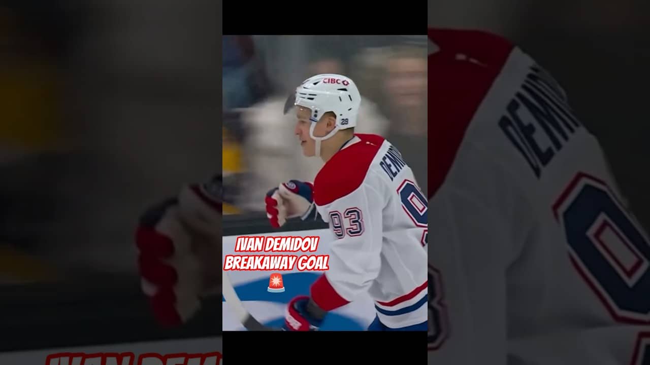 Ivan Demidov scores an absolute beauty on the breakaway #gohabsgo #habs #demidov #nhl #nhlshorts
