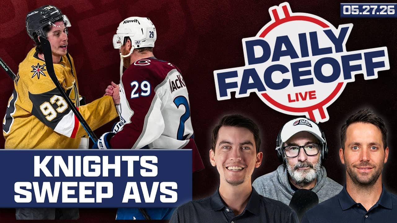 Golden Knights Sweep Colorado + Malkin Extends in Pittsburgh | Daily Faceoff Live