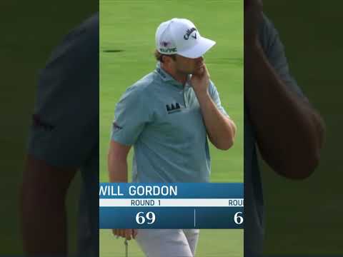 CLUTCH putt for Will Gordon 👏 ⛳