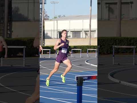 Trevor Bassitt opens up with a world lead in the 400mH in 47.82 😤🇺🇸 #track #hurdles #usatf