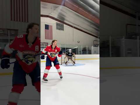 The tkachuk brothers try a Trickshot 😮‍💨🏒