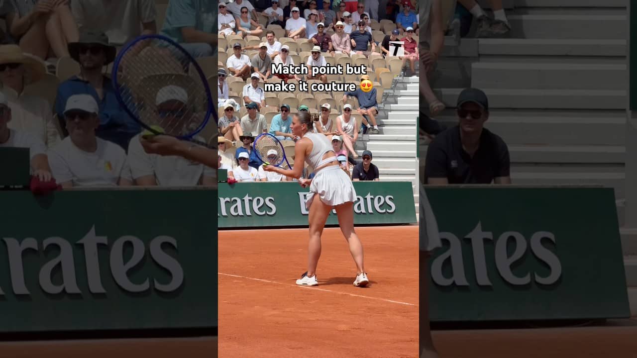 Marta Kostyuk moves on to the 4th round at Roland Garros in style 🔥 #rolandgarros #tennis