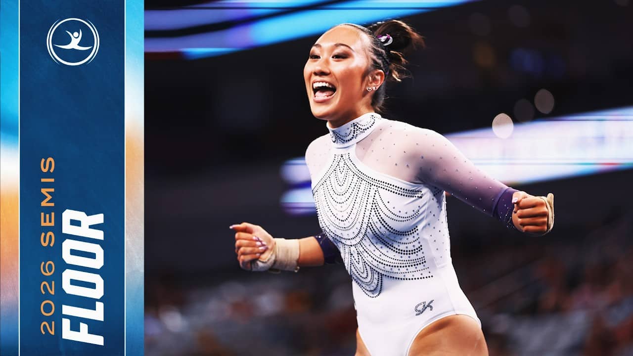Kailin Chio: Floor at 2026 NCAA gymnastics semifinals