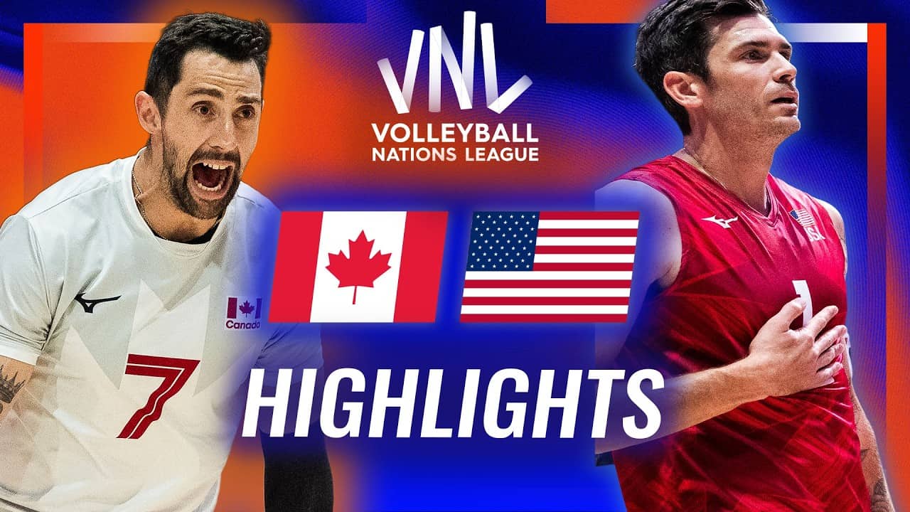 Canada 🇨🇦 vs. USA 🇺🇸 - Highlights | Week 1 | Men's VNL 2026