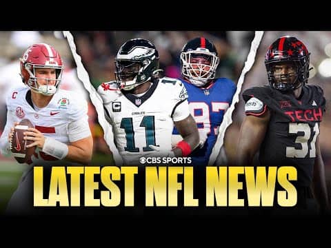 A.J. Brown & Dexter Lawrence outlook, Jets' No. 2 pick, Ty Simpson 1st round pick? | Latest NFL News