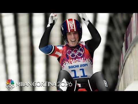 How Erin Hamlin became the first American luge Olympic medalist | Winter Olympics 2026 | NBC Sports