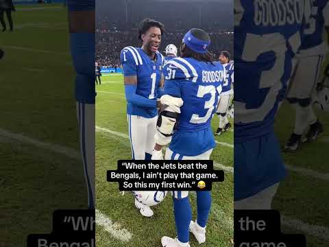 Sauce Gardner wins in his Colts debut 🔥 (via colts/TT)