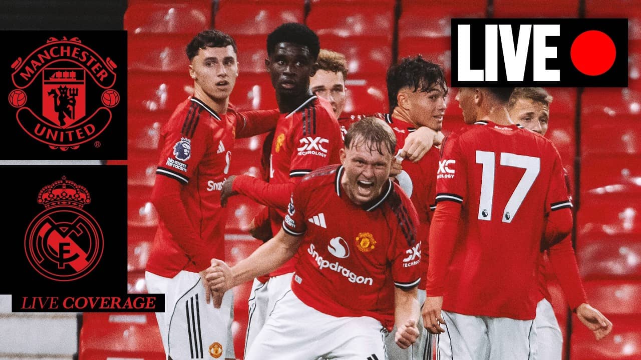 LIVE 🔴 | Man Utd U21s v Real Madrid U21s | Premier League International Cup | FULL MATCH COVERAGE