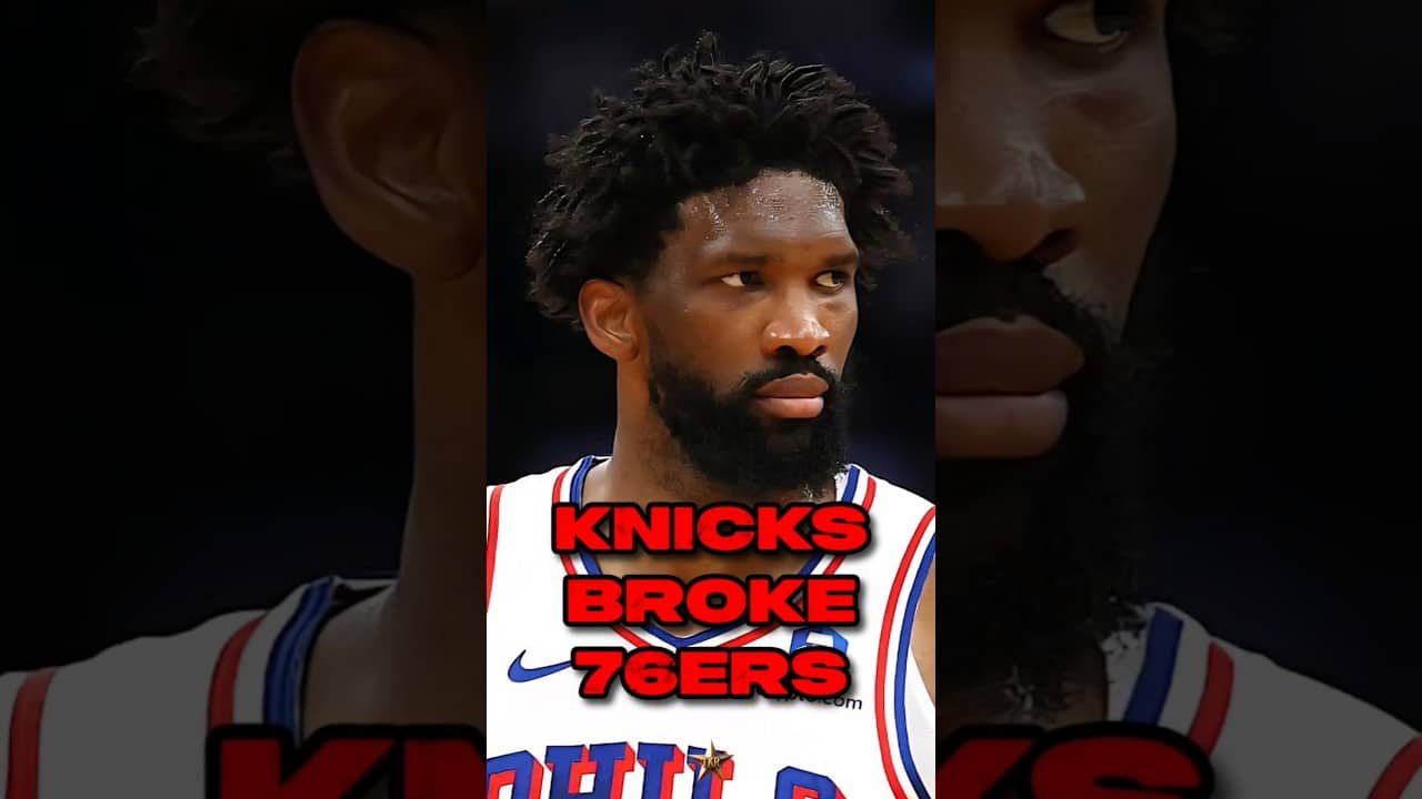 The Knicks BROKE The 76ers... 😱 #Knicks #KnicksNews #NBAPlayoffs #JoelEmbiid #TheProcess