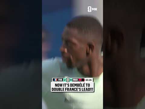 DEMBÉLÉ HAS HIS 5TH GOAL OF THE TOURNAMENT AND FRANCE DOUBLES ITS ADVANTAGE 🔥