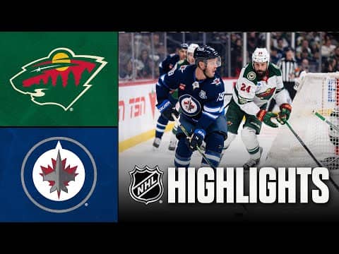 Wild vs. Jets | NHL Highlights | December 27, 2025