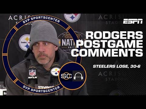 Texans vs. Steelers Reaction: Aaron Rodgers speaks, Anderson & Al-Shaair talk win | SC with SVP