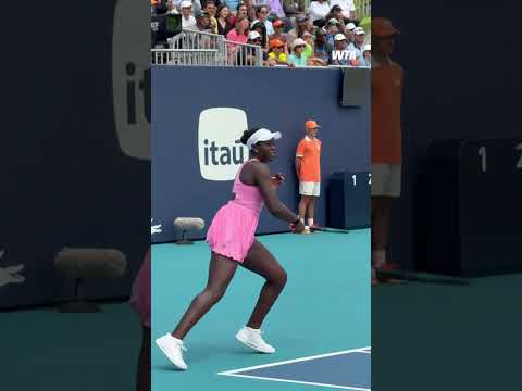 Miami loves Mboko 💖Vicky Mboko cruises past Blinkova in straight sets.#WTA #MiamiOpen #VickyMboko