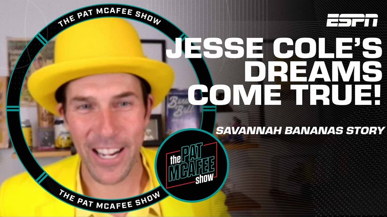 Jesse Cole on Savannah Bananas dream ⚾ ‘First our goal was to make baseball fun!’ | Pat McAfee Show