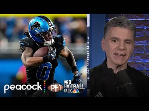Lions have ‘no choice’ but to ride Jahmyr Gibbs for playoff push | Pro Football Talk | NFL on NBC