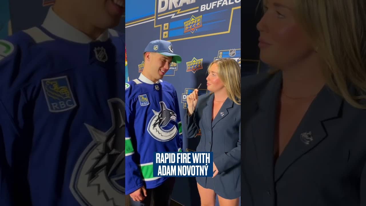 RAPID FIRE! With our new, new Canuck Adam Novotný.