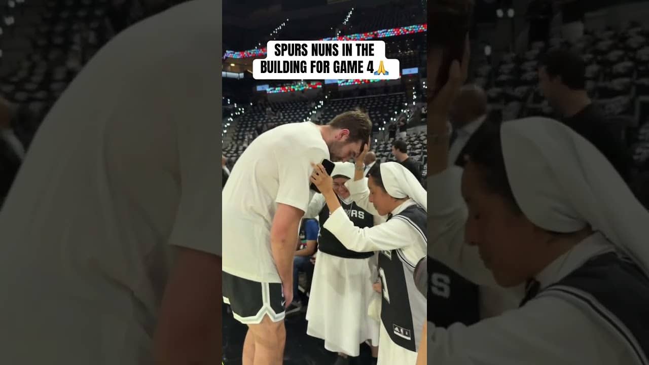 Just some nuns in San Antonio here to support their Spurs in Game 4🙏