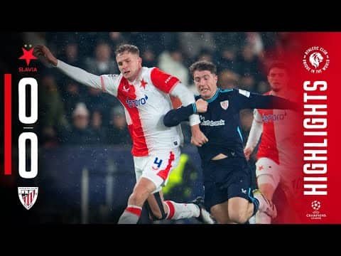 RESUMEN | Slavia Praha 0-0 Athletic Cub | J5 Champions League