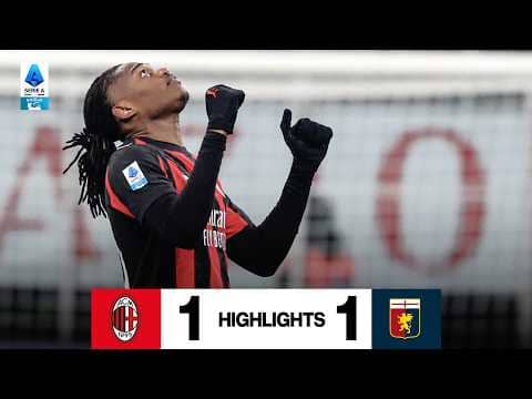 Leão gol nel recupero e rigore sbagliato al 98' | AC Milan 1-1 Genoa | Highlights Serie A