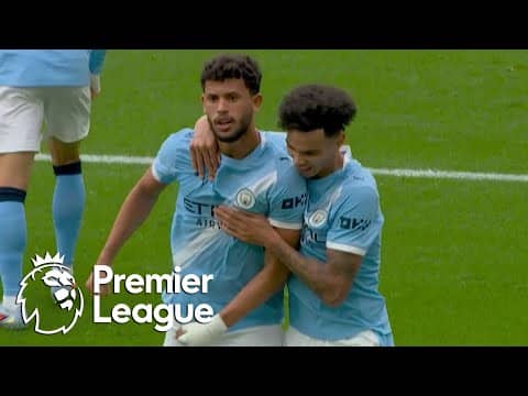 Matheus Nunes volleys Manchester City 2-1 in front of Burnley | Premier League | NBC Sports
