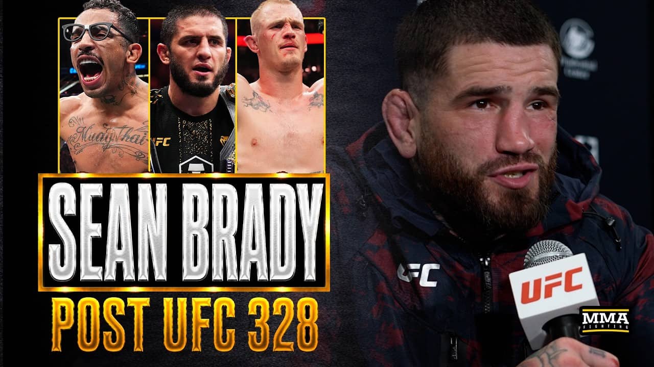 Sean Brady Reacts To UFC 328 Betting Line Movement, Open To Fight Against Carlos Prates