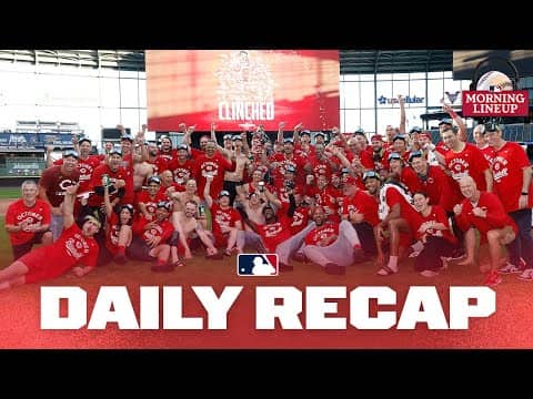 The 2025 MLB Postseason field is SET! | Morning Lineup (MLB Daily Recap)