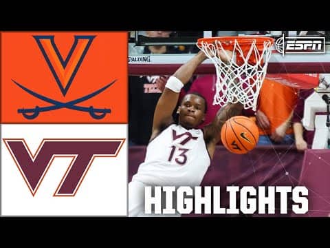 3OT TOP 25 DEFEAT 😱 Virginia Cavaliers vs. Virginia Tech Hokies | Full Game Highlights | ESPN CBB