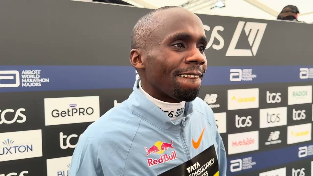 Jacob Kiplimo Reacts To Breaking Previous World Record But Finishes Third At 2026 London Marathon