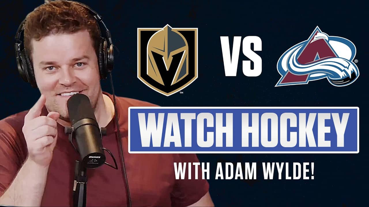 Vegas Golden Knights vs Colorado Avalanche GAME 2 LIVE w/ Adam Wylde