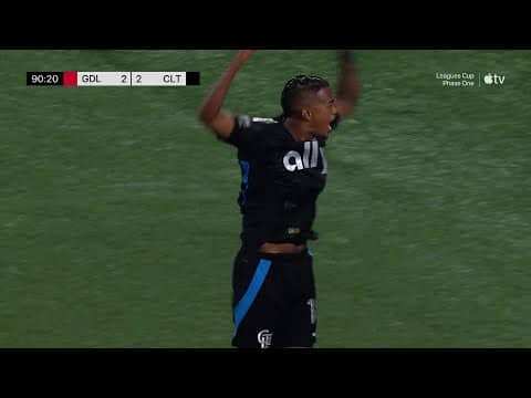 STOPPAGE TIME EQUALIZER!! Kerwin Vargas Goes Near Post for @Charlotte.F.C