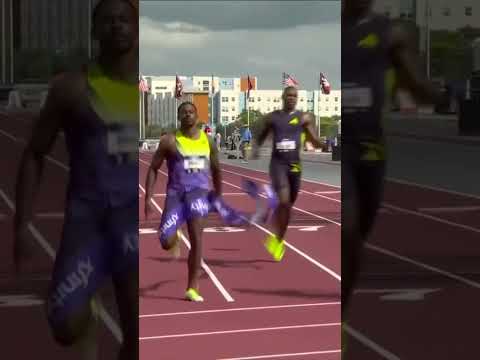 TRAYVON BROMELL BLAZES 💨 9.85 to win the men's 100m at the Lone Star Grand Prix