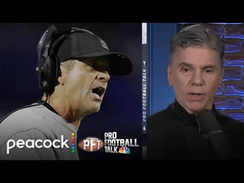John Harbaugh says NFL admitted mistake on Travis Jones penalty | Pro Football Talk | NFL on NBC