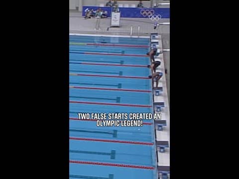 The pool will never forget Eric 'The Eel' Moussambani. 🏊‍♂️😍#OTD #Olympics #Sydney2000