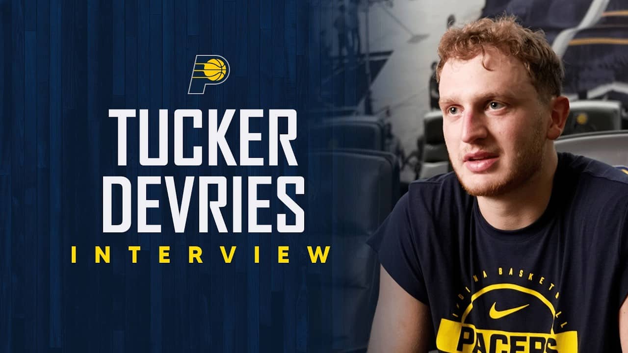 Tucker DeVries 1-on-1 Interview | Indiana Pacers Prospect Workouts