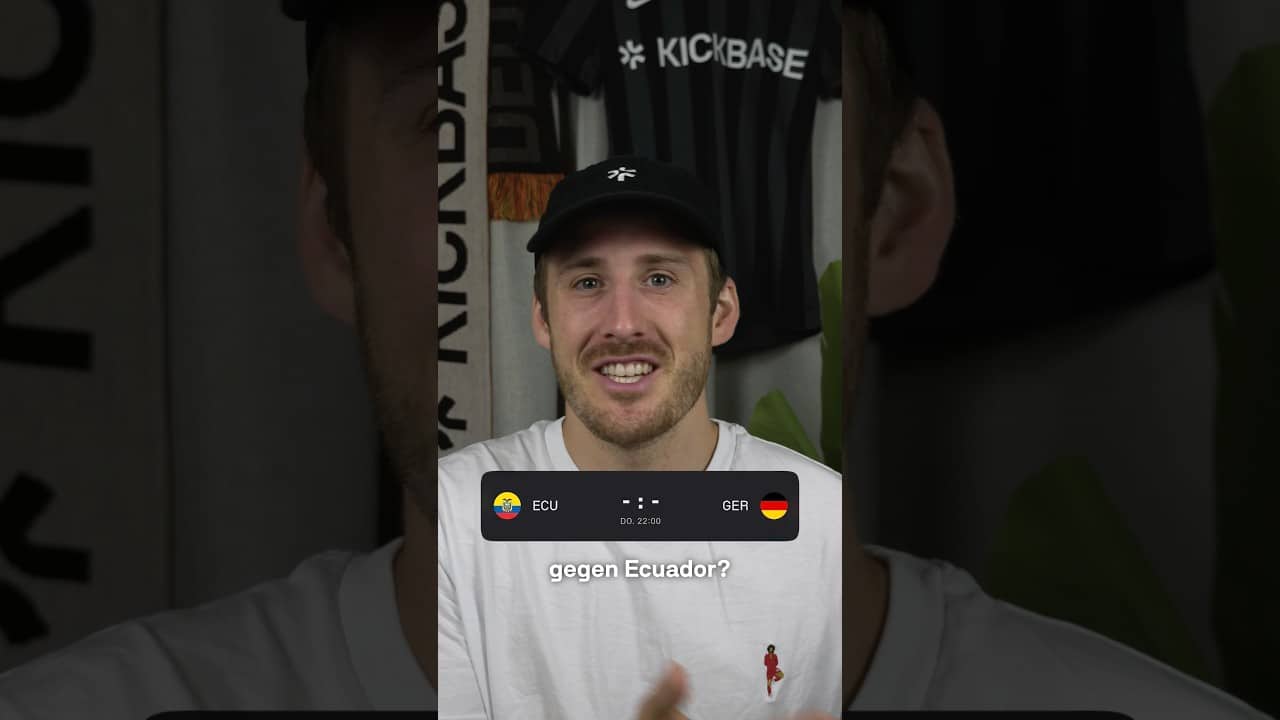 Überraschungen in der Startelf? 👀🇪🇨🇩🇪