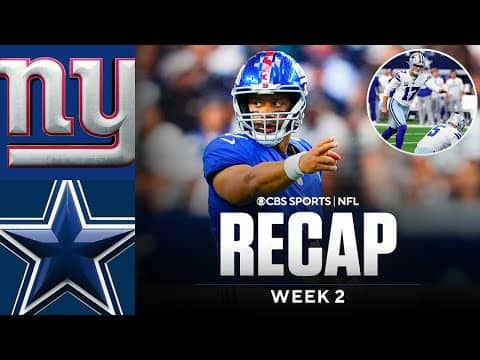 Brandon Aubrey's game winning field goal spoils Russell Wilson, Giants big game | Game Recap