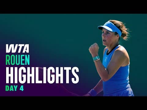 Day 4 in Rouen featuring Maria, Bondar, and more | WTA Match Highlights
