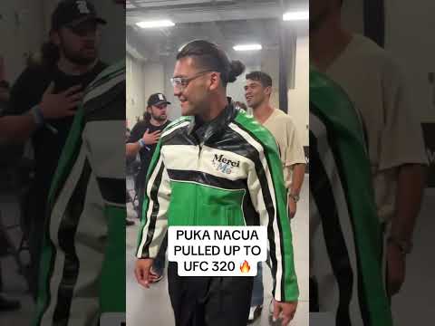 Puka Nacua is at #UFC320 🔥