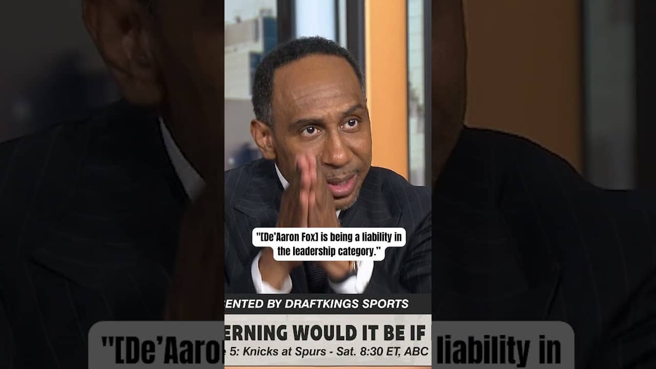 Stephen A. calls for Fox to LEAD the Spurs 🗣️