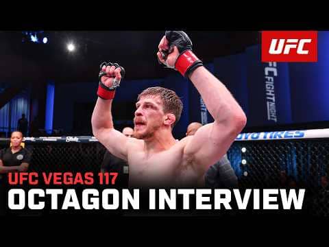 Arnold Allen Octagon Interview | UFC Vegas 117
