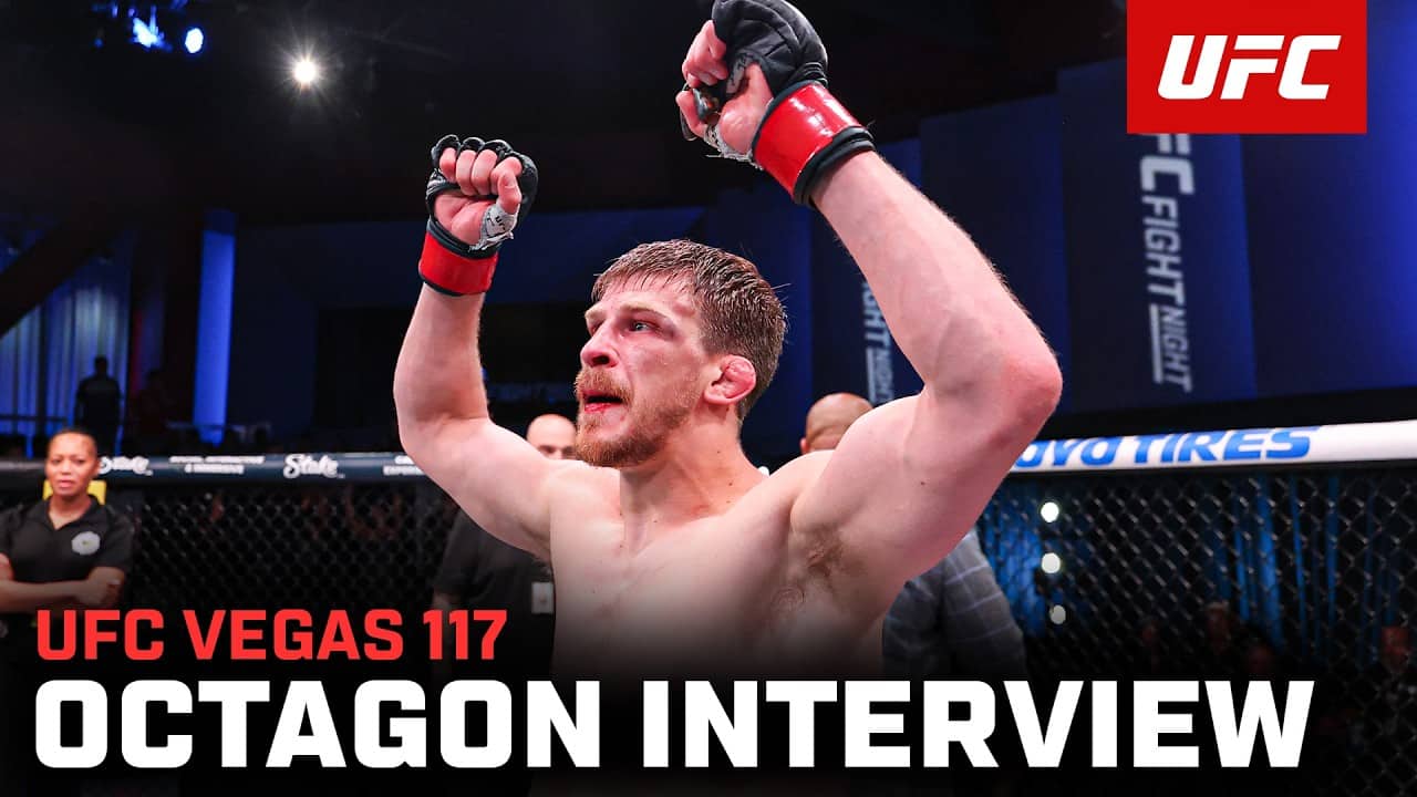 Arnold Allen Octagon Interview | UFC Vegas 117