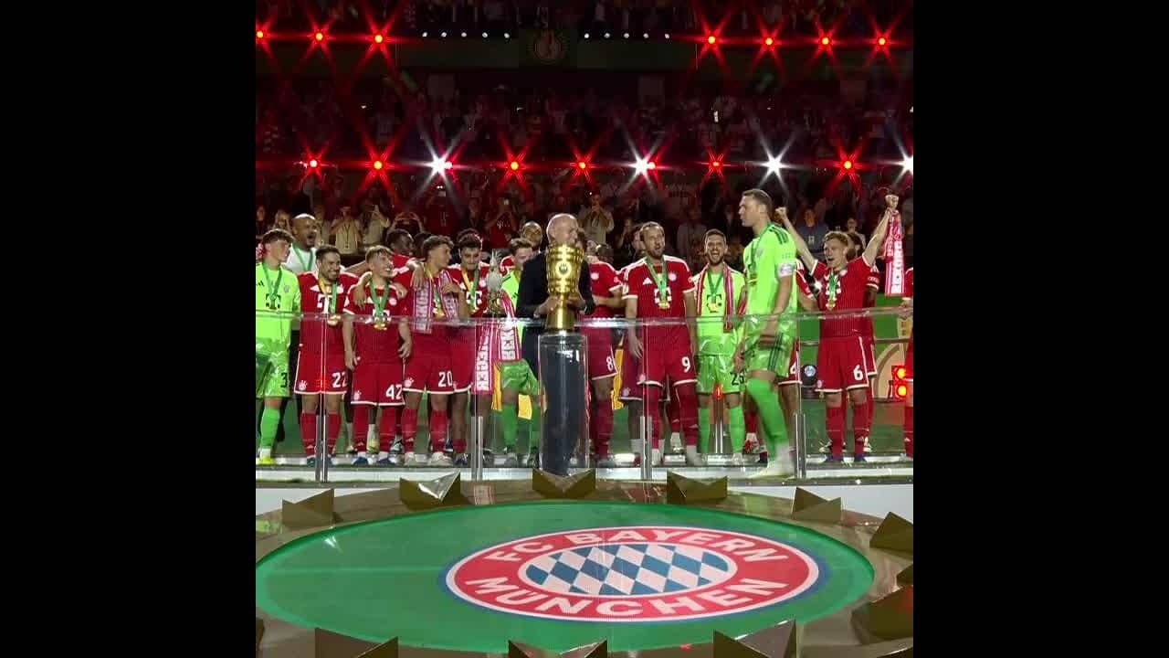 HARRY KANE & FC BAYERN RAISE THE DFB CUP 🏆